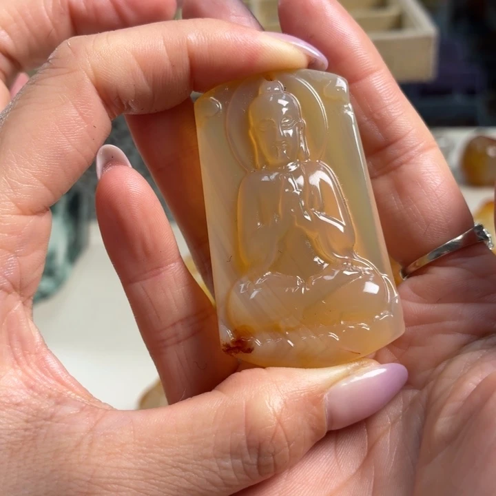 玛瑙/玉髓未镶嵌吊坠(不含链)