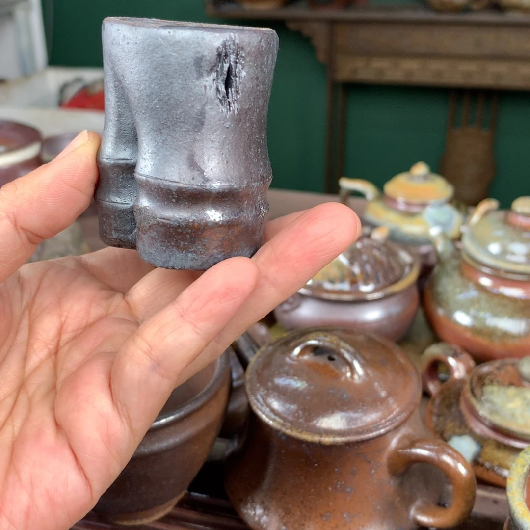 紫砂茶壶纯自然柴烧