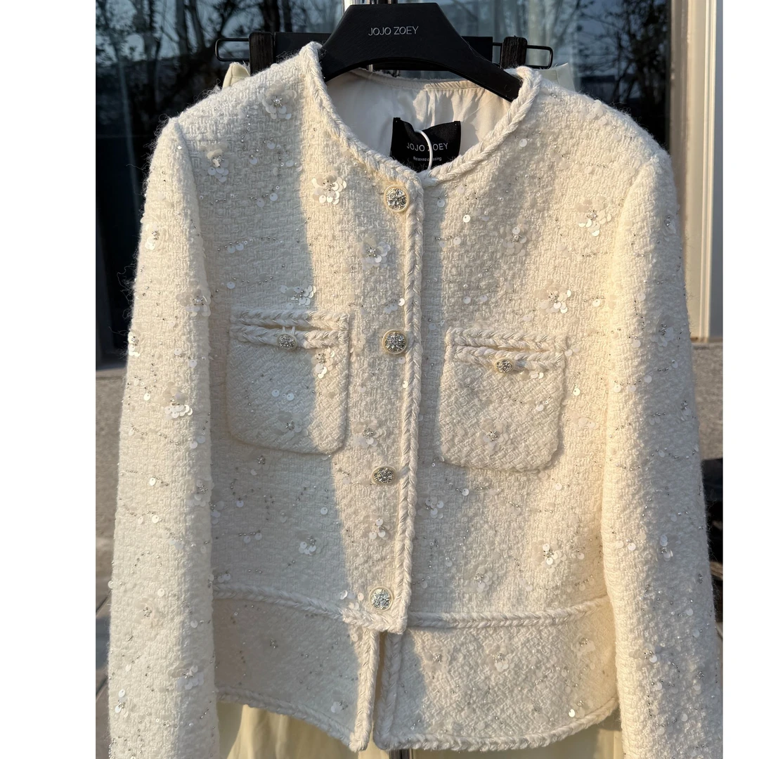 JOJO ZOEY【清仓NO退换】~简约系小香短款外套wt-8897