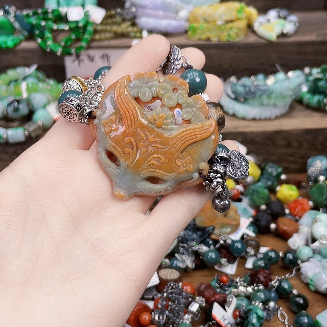 @***月未镶嵌手链翡翠手链