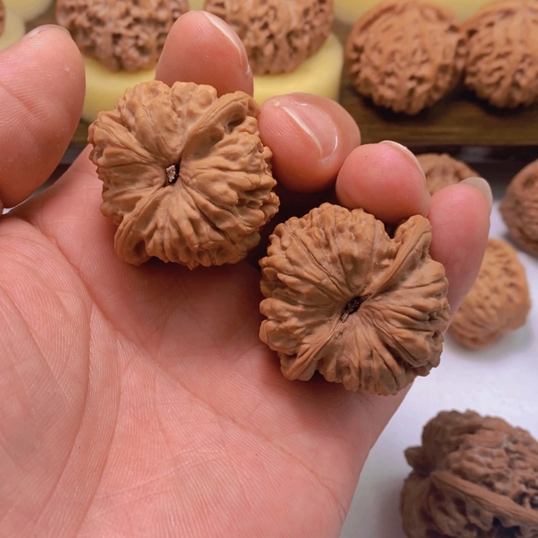 文玩核桃把件旺*文玩核桃老官帽打底不退不换