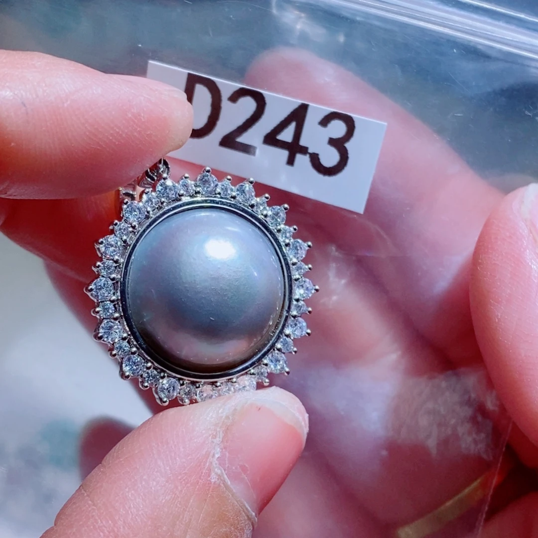 紫***萝淡水珍珠其他银S925镶嵌