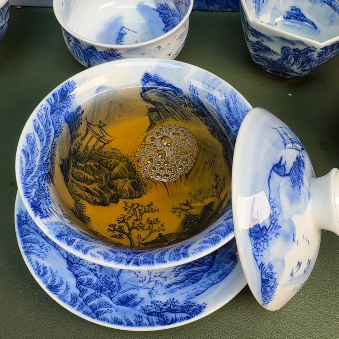 景德镇纯手绘茶具圆圆232