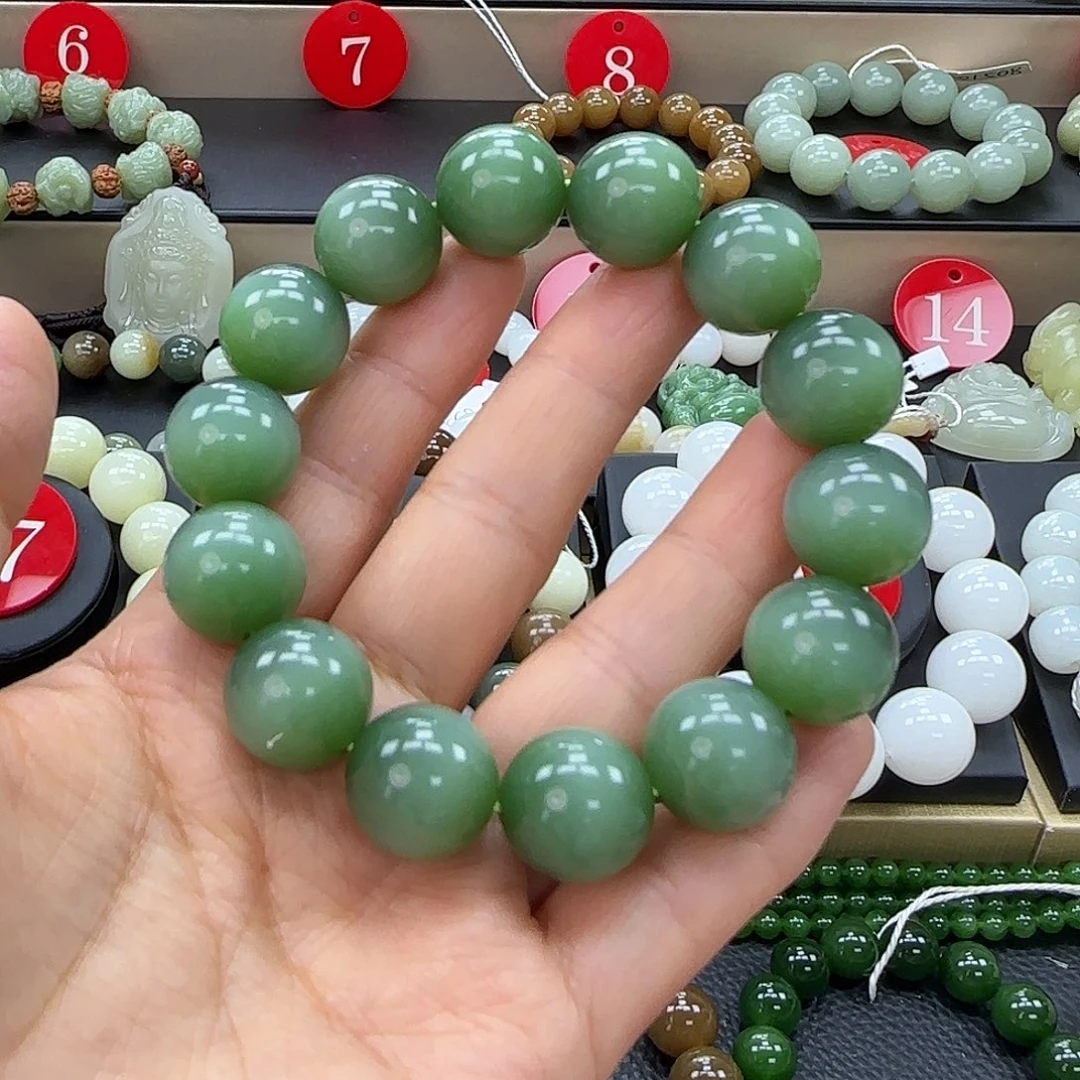 开***乐手链未镶嵌和田玉