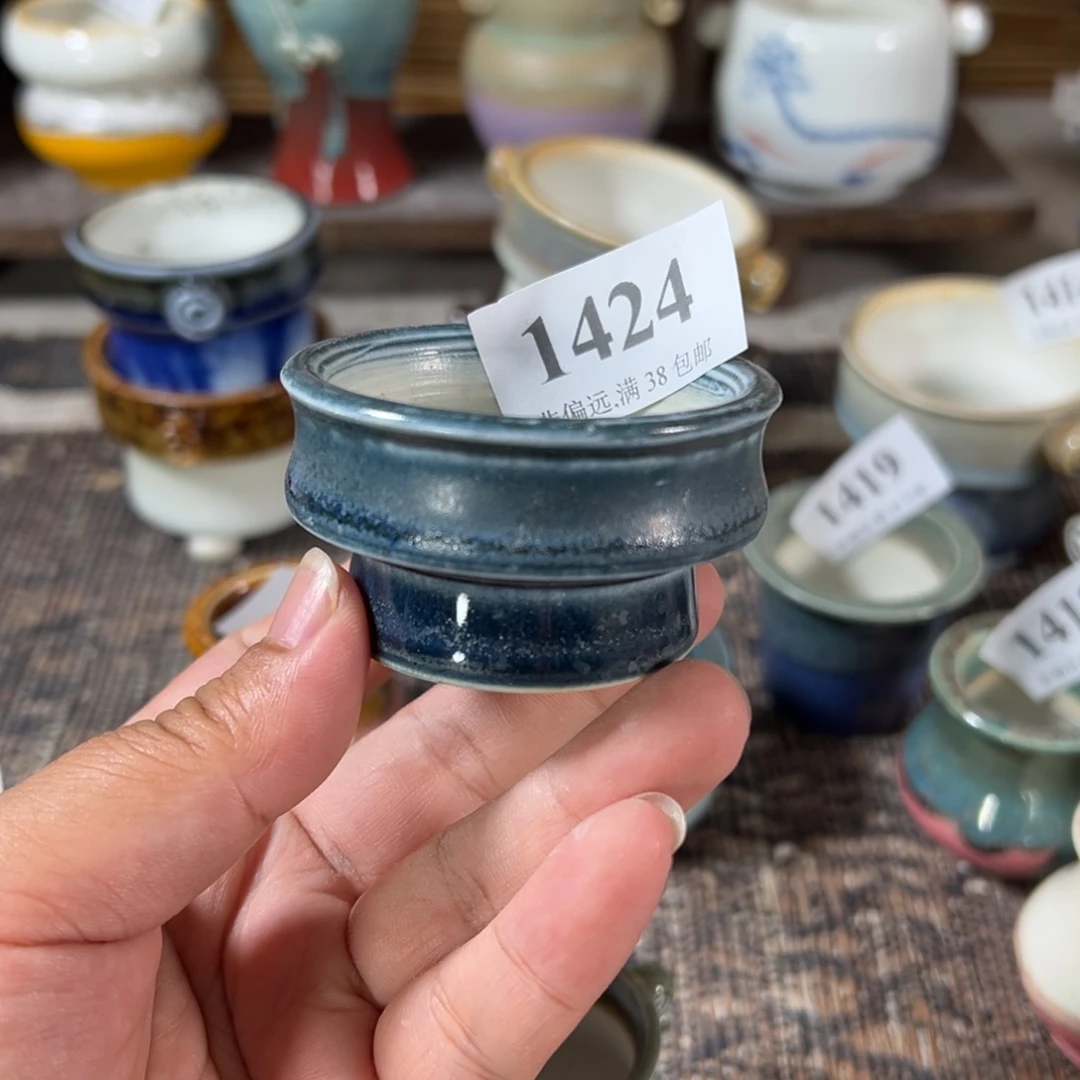 口4 手工花盆满30包邮
