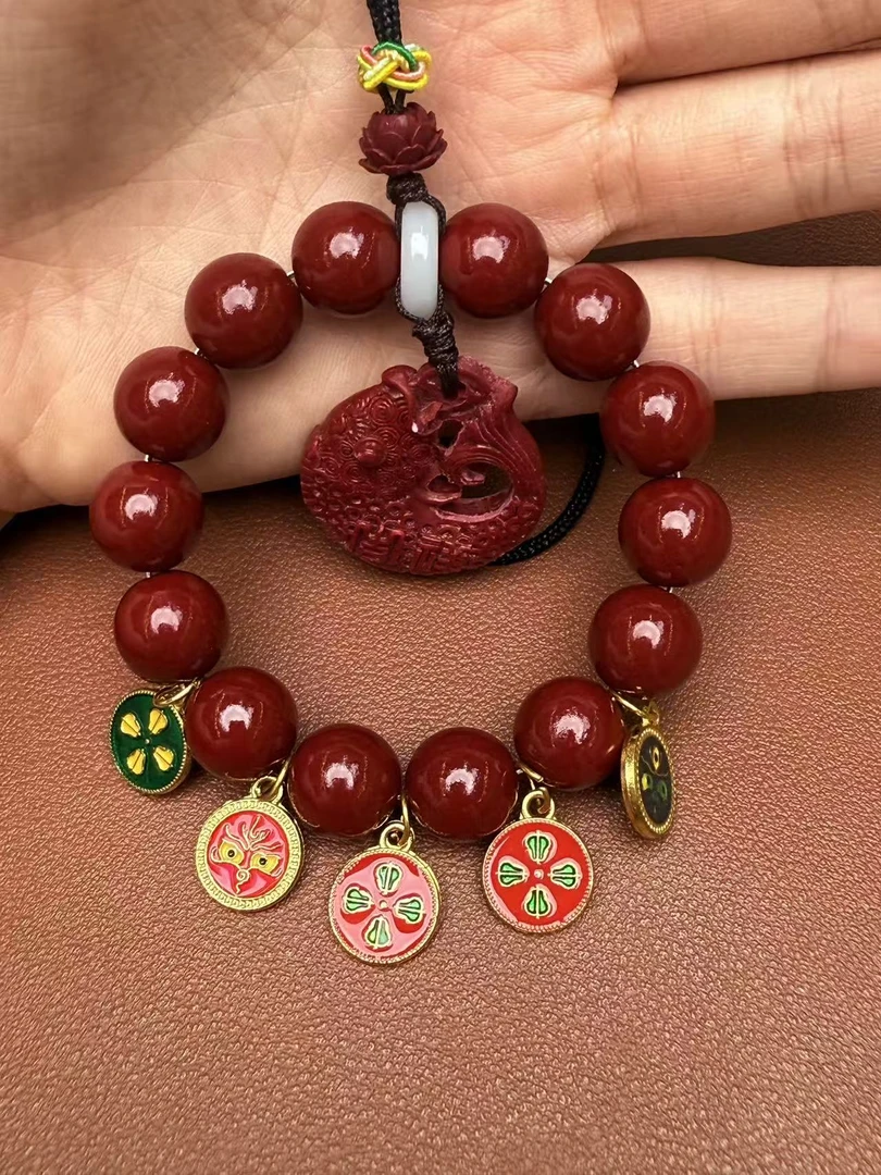 含辰砂工艺品s1292朱砂车挂