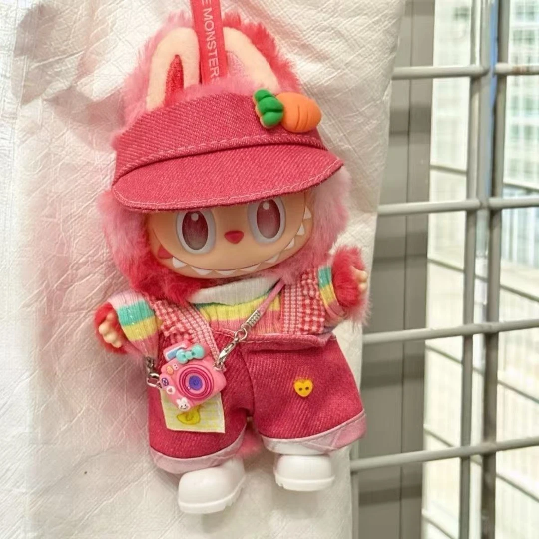 17cm公仔娃衣一二三代坐坐派对幸运拉布布玩偶衣服忠诚二代套装