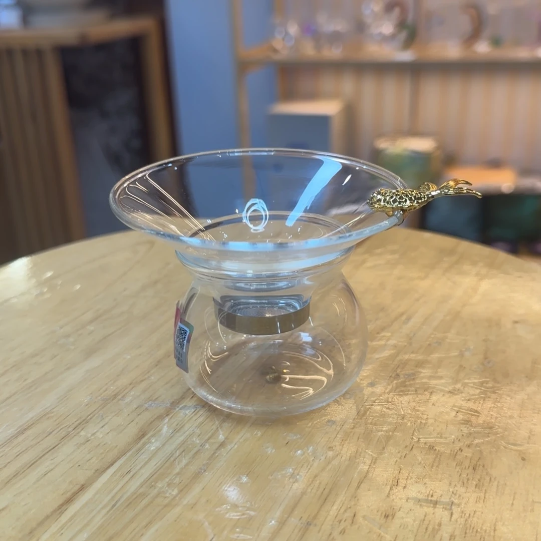 禾器金鱼茶漏不锈钢