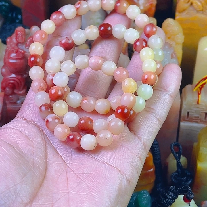 寿山石～*芙蓉项链，福利价！