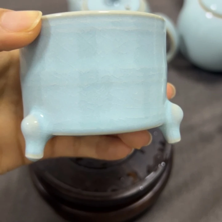 瓷片原产地原矿釉汝瓷