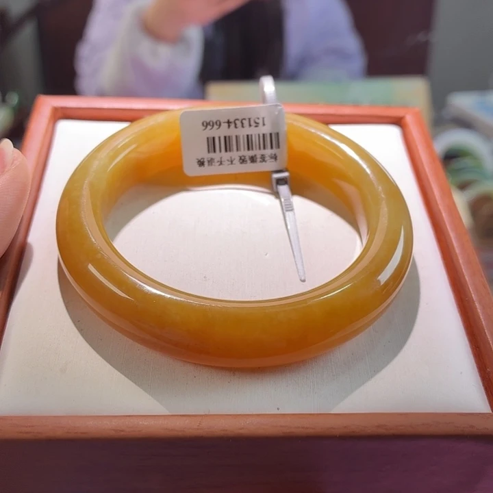 和田玉未镶嵌手镯49 54.55