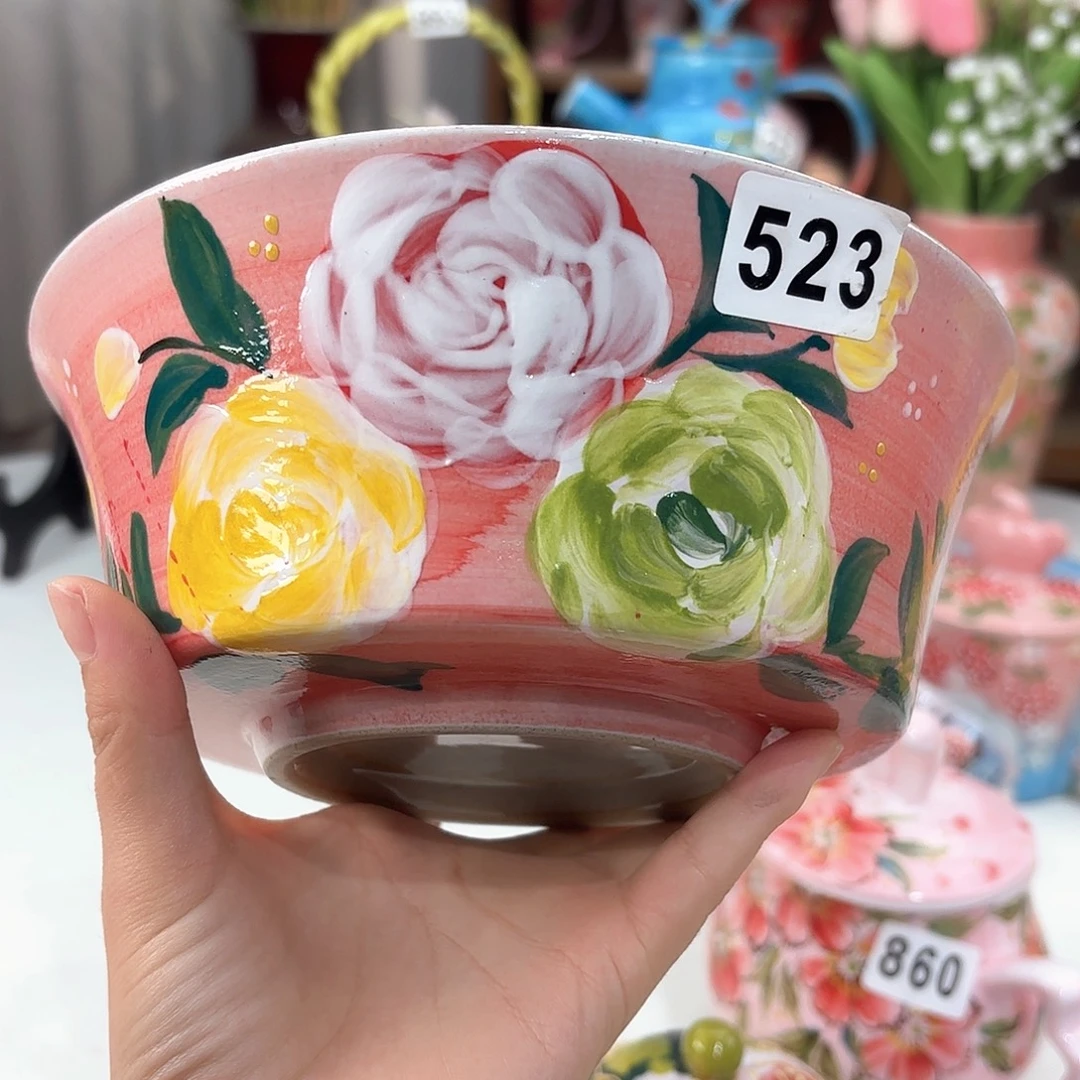 景德镇手绘高温釉下彩陶瓷茶具