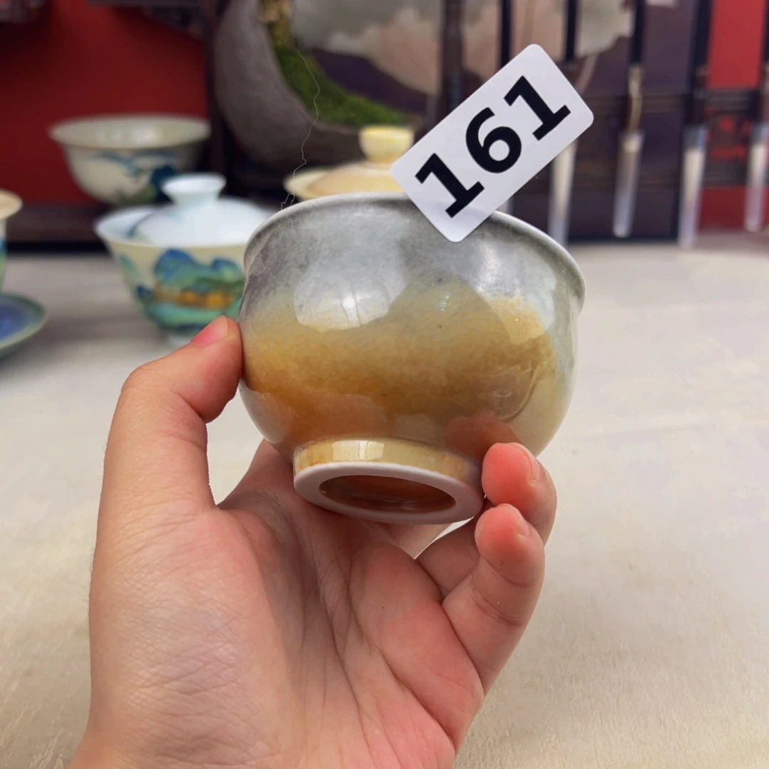 杯子纯手工柴烧主人杯