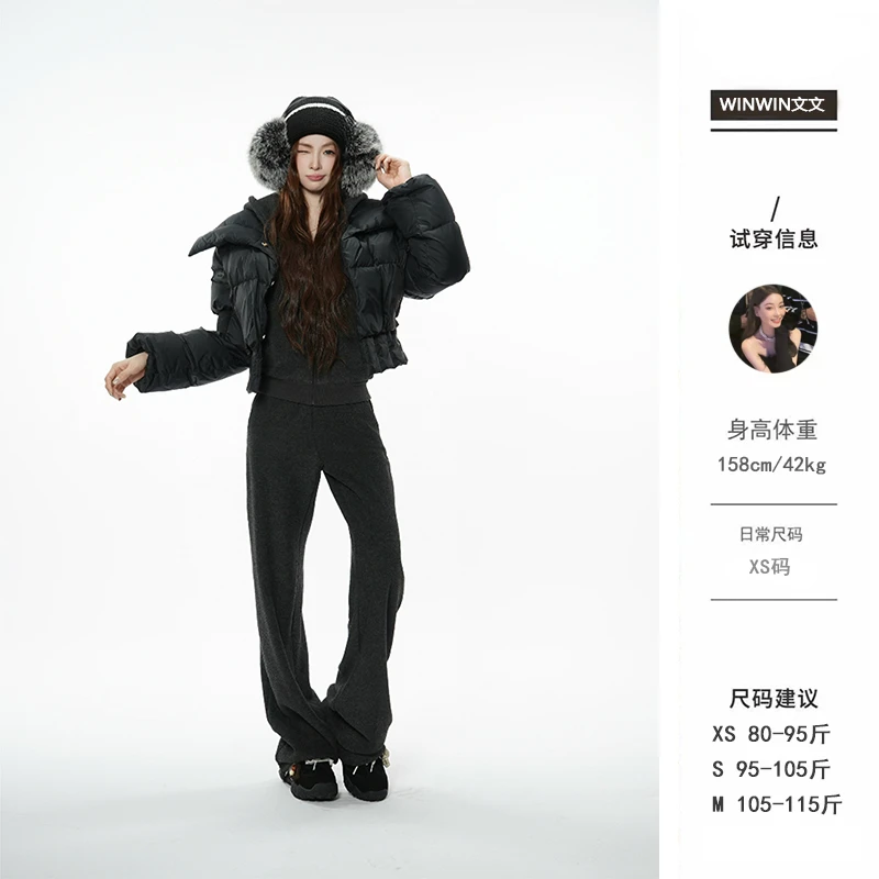 【雪国列车】 文文私服 蓬松加厚保暖羽绒服时尚秋冬款WWD4YRF6083