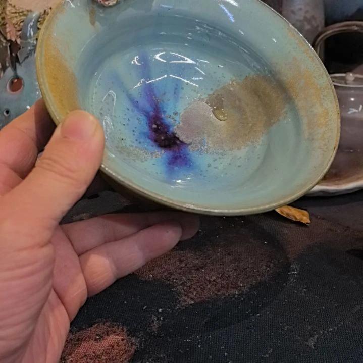 陶摆件手工高温原矿窑变新品福利