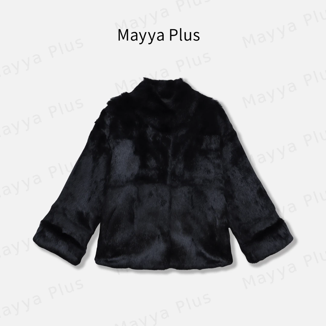 【黑天鹅】Mayya Plus麦芽定制气质显瘦流光风外套32546996