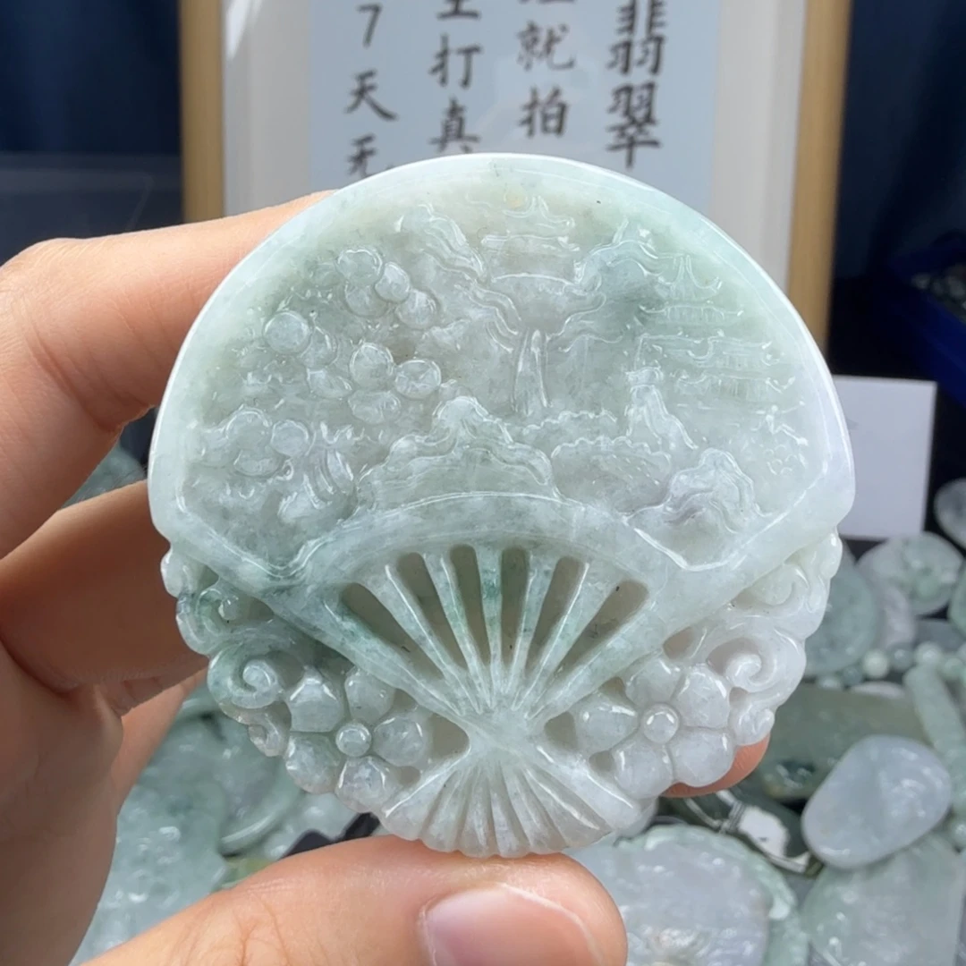 颈饰未镶嵌翡翠翡翠