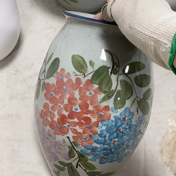 缸13xc景德镇陶瓷花盆微瑕