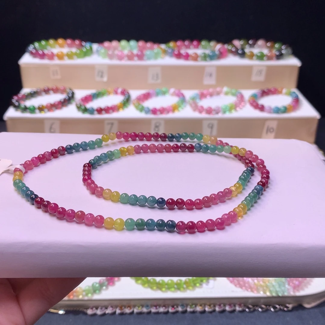 未镶嵌手链碧玺碧玺