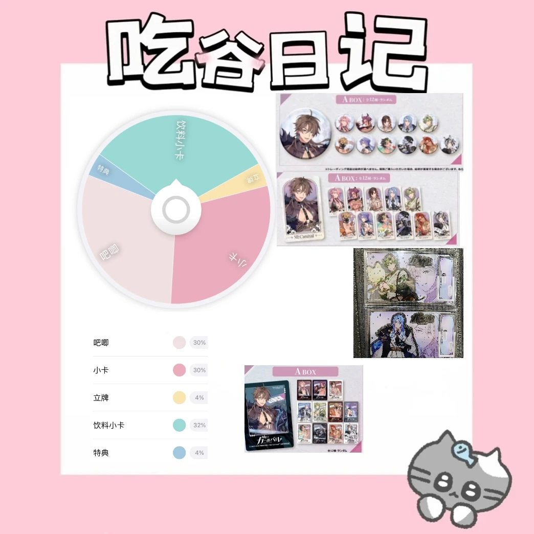 【新世界狂欢】铁人卡拉ok系列吧唧/小卡/立牌（盲盒代拆）
