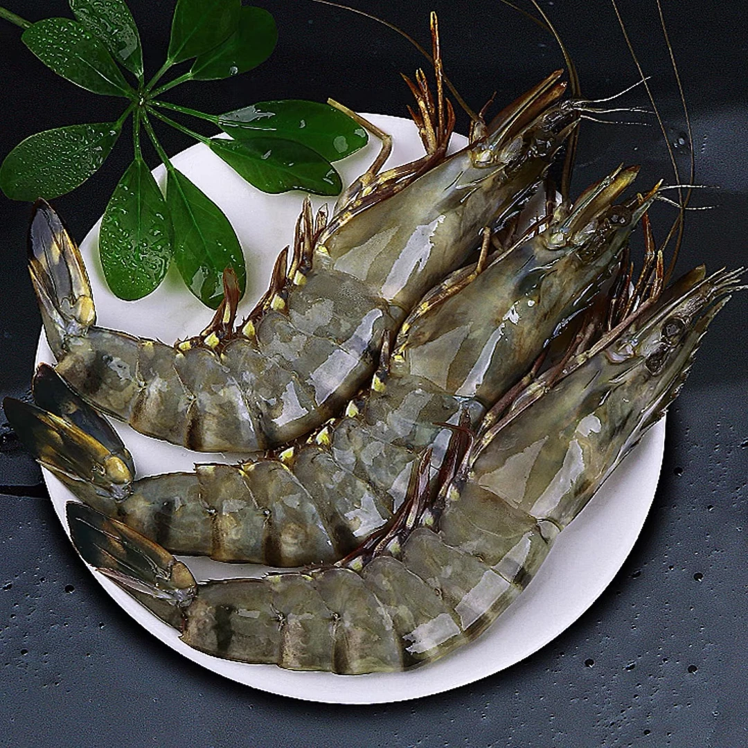 精品A级20-30特大号黑虎虾 3斤/盒 一斤10-15只 速冻锁鲜