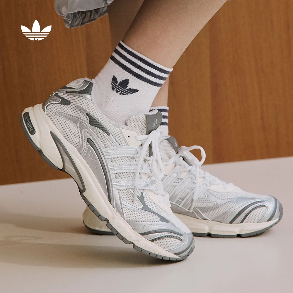 阿迪达斯三叶草 男女款经典舒适三条纹短筒及踝袜子adidas HL1704