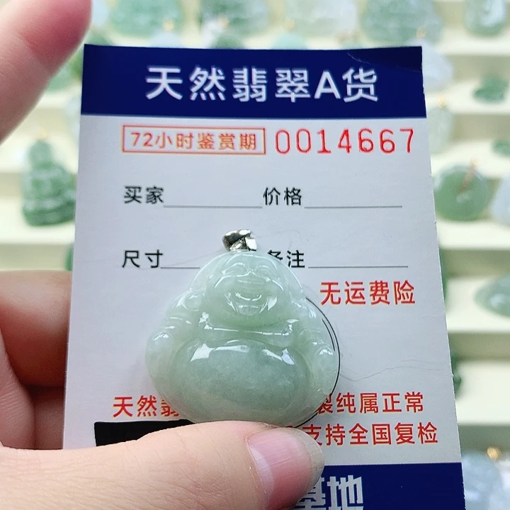 颈饰未镶嵌翡翠吊