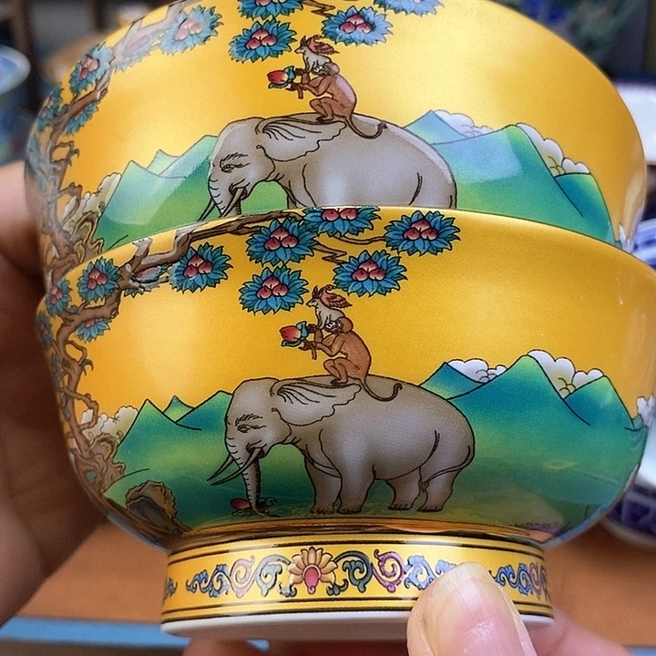 景德镇陶瓷藏式茶碗