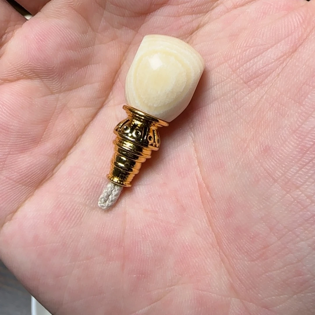 柏香籽/百香籽吊坠猛犸全品芝士皮金属塔三通尺寸14mm