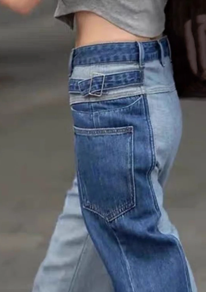 俊美高腰修身牛仔裤