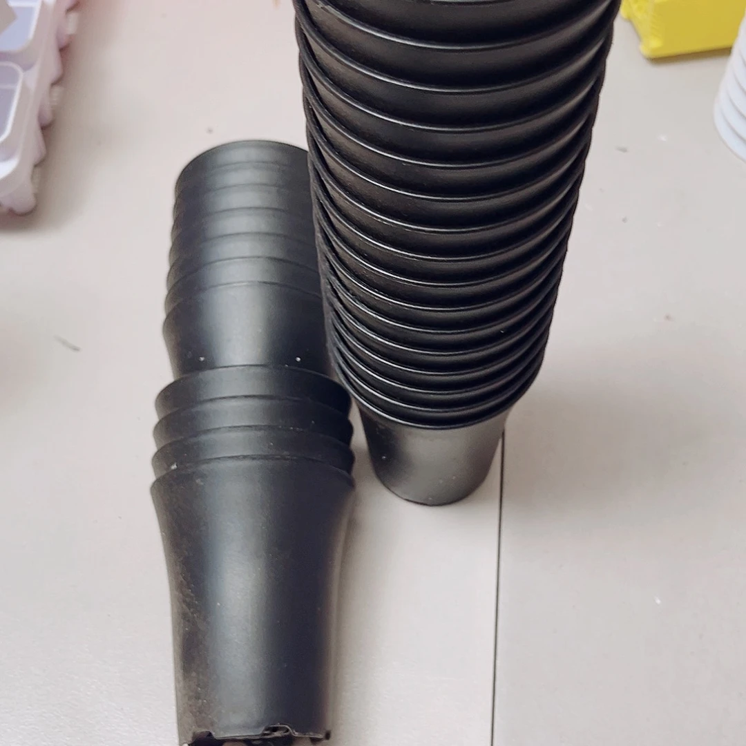 加厚口7.5高9圆万象黑色10个无托