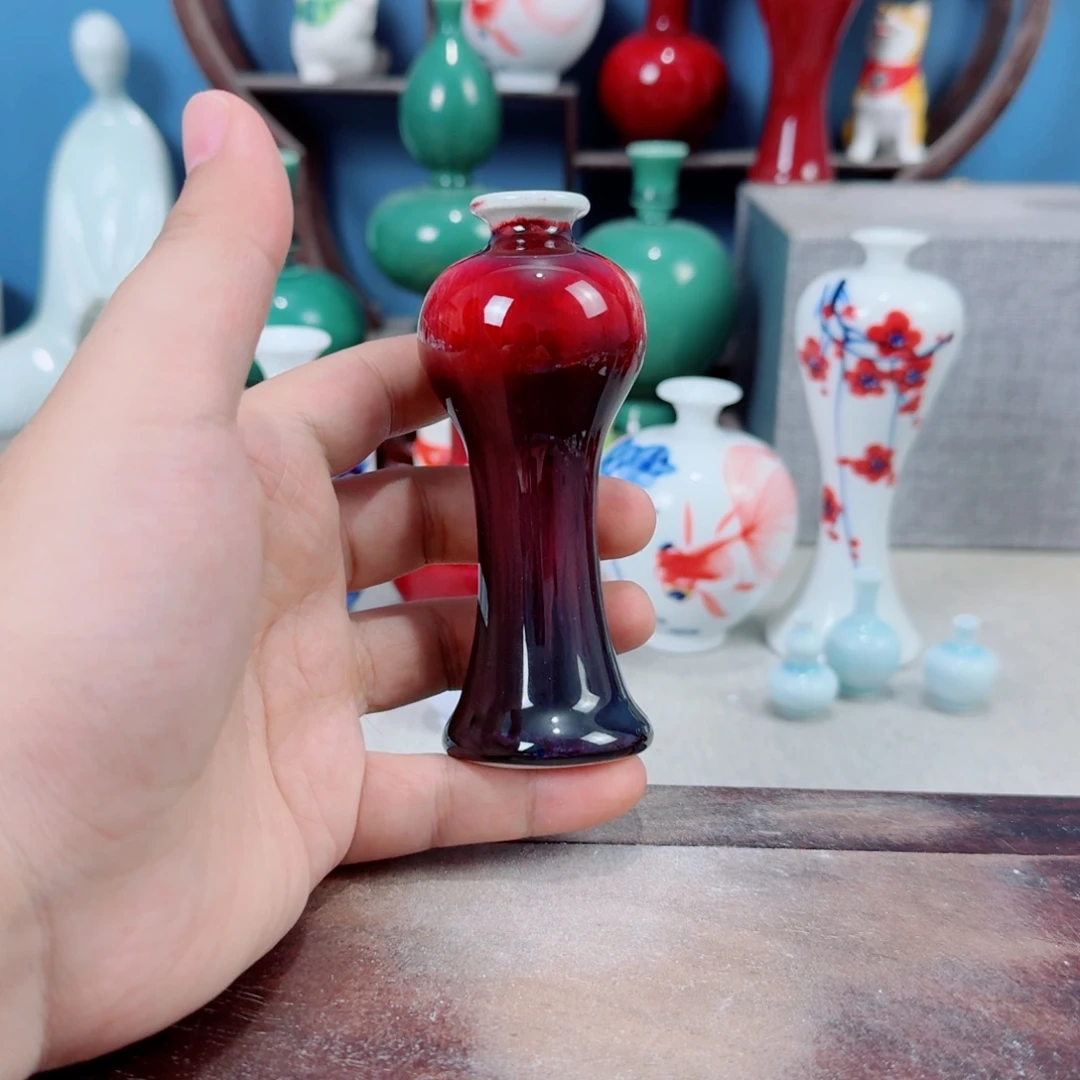 陶瓷手工小花器摆件