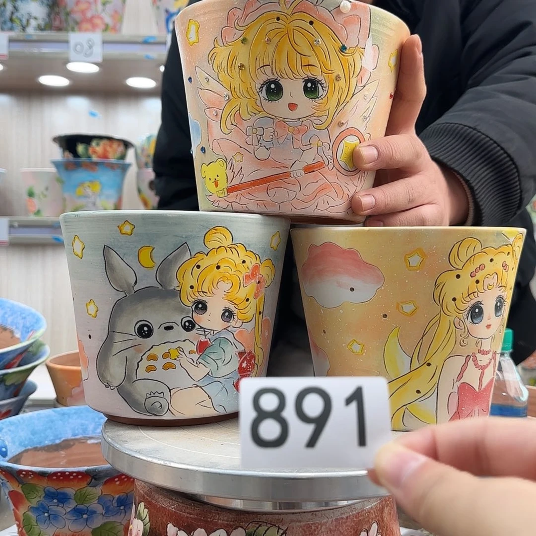 球***妈花盆紫砂瑕疵瑕疵891