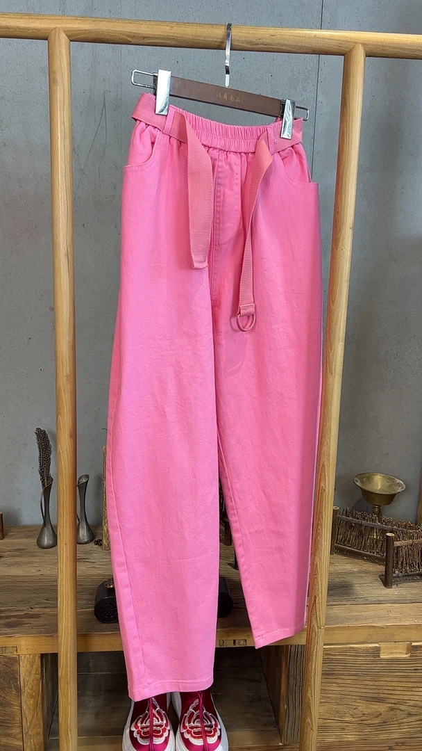 【阳光】时尚高端波点休闲长裤