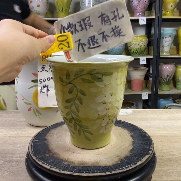 景德镇高温陶瓷花盆