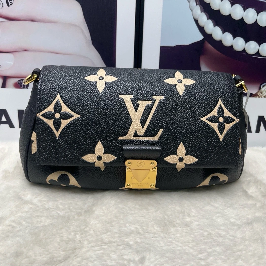 99新 LouisVuitton/路易威登 黑白全皮云朵链条包（23芯片带票）