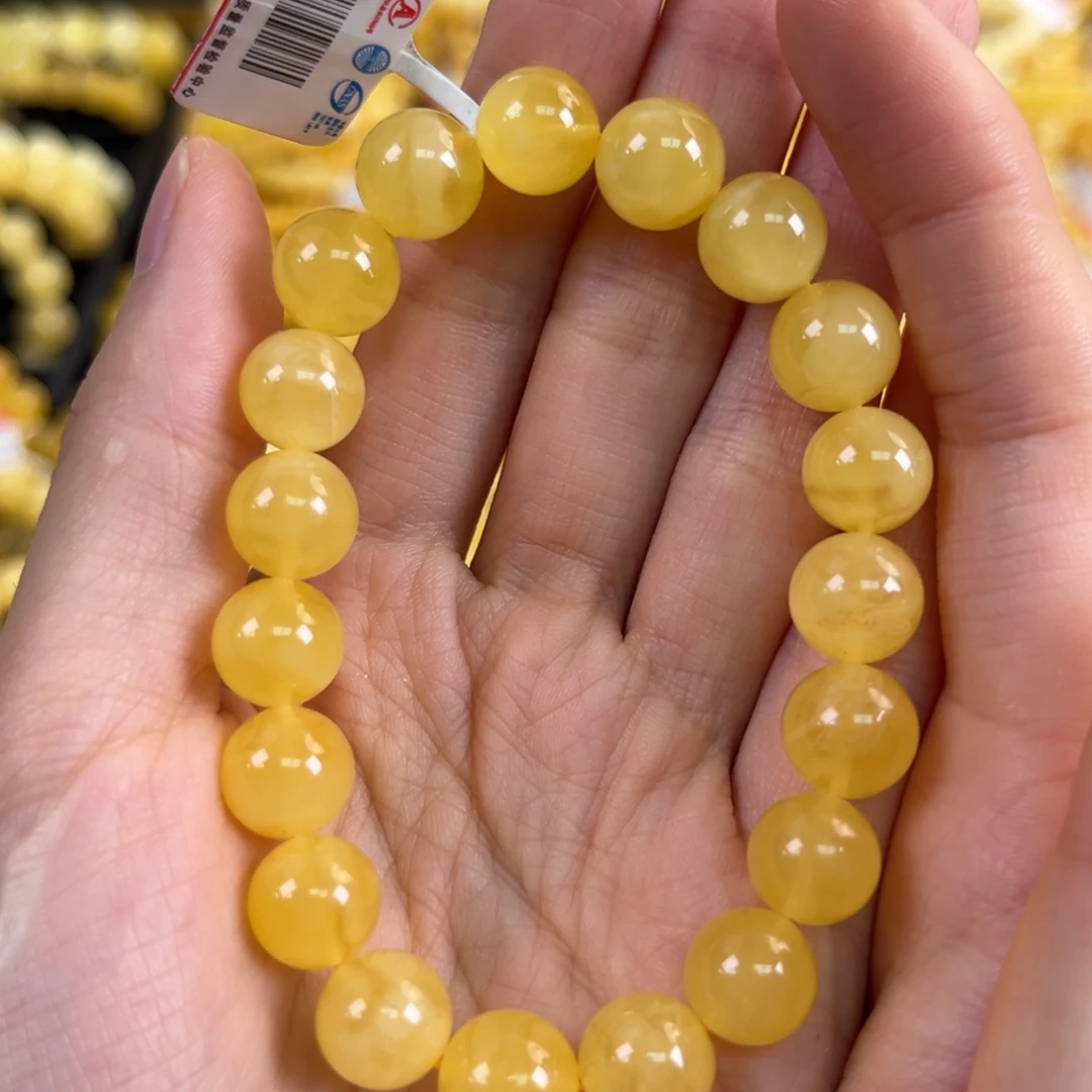 裸石琥珀未镶嵌10+鸡油黄