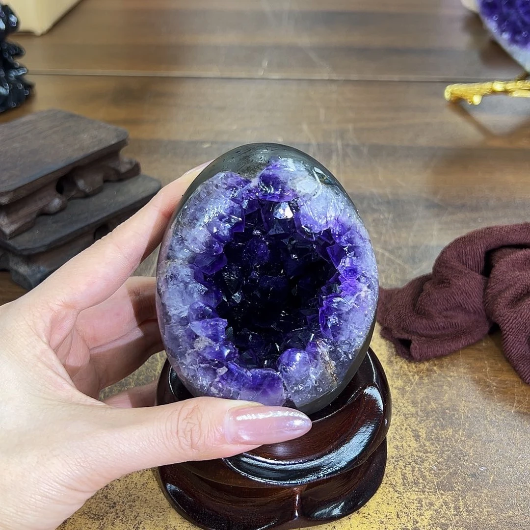 紫晶摆件未镶嵌晶体