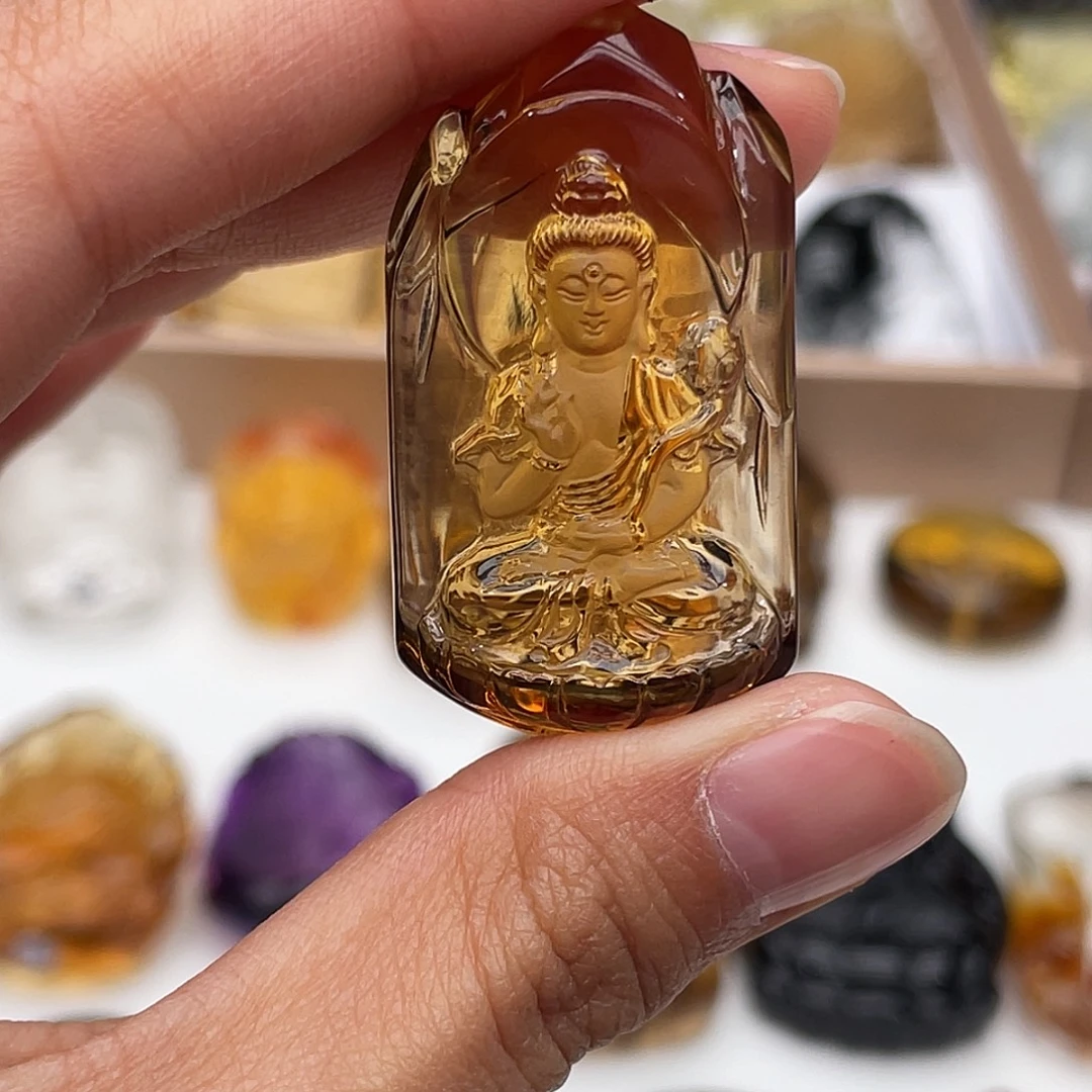 水晶未镶嵌颈饰定制吊坠大势