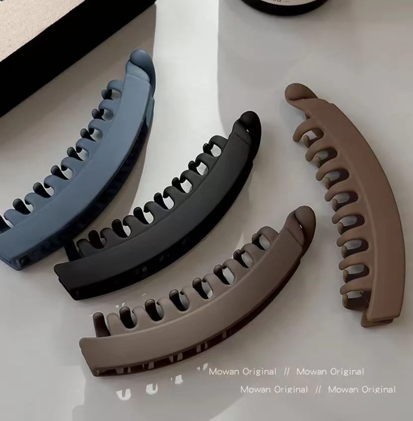 简约大号发量多香蕉夹女后脑勺2025新款高马尾固定神器抓发夹竖夹