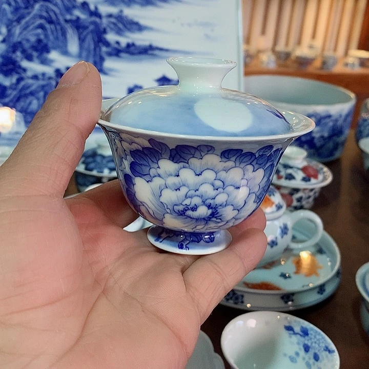 錡镇堂手工手工盖盖碗