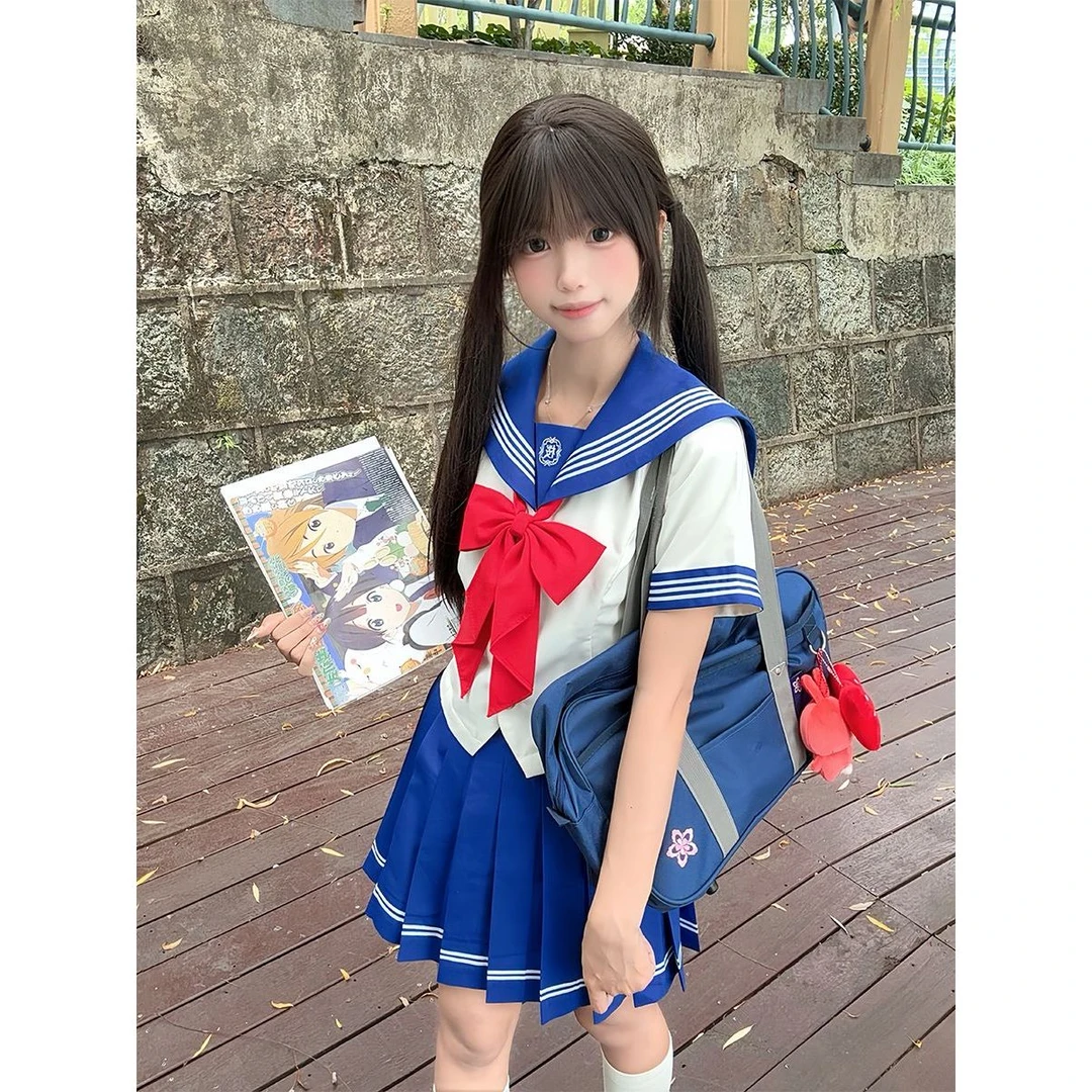 甜嗑TIANKE【小野】原创正版JK制服水手服日系学院风甜美显瘦套装