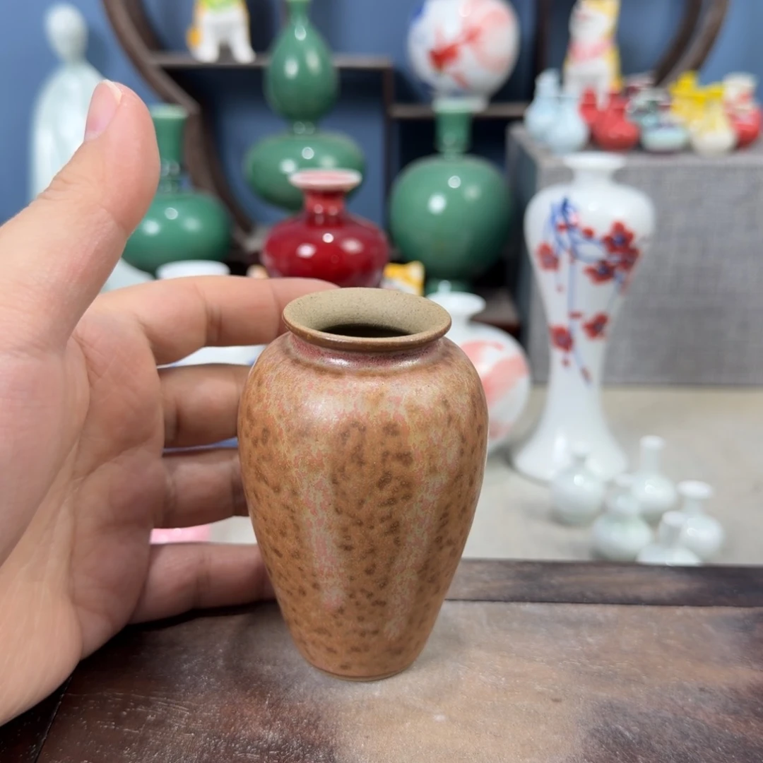 陶瓷手工小花器摆件