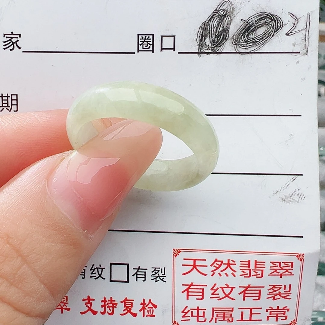 未镶嵌戒指翡翠飞***6翡翠