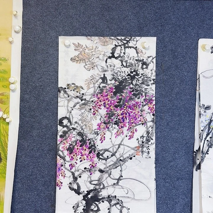 国画国画花鸟画作品