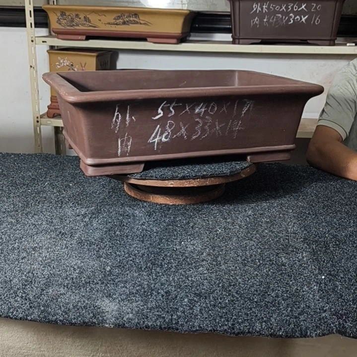 紫砂花盆精品大号长方