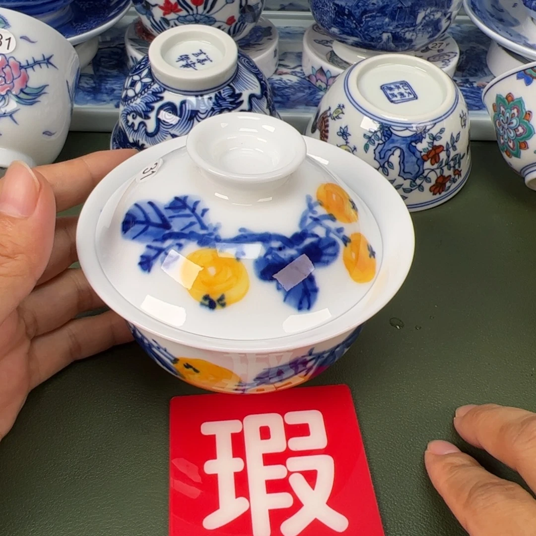 木木景德镇纯手工纯手绘茶具31