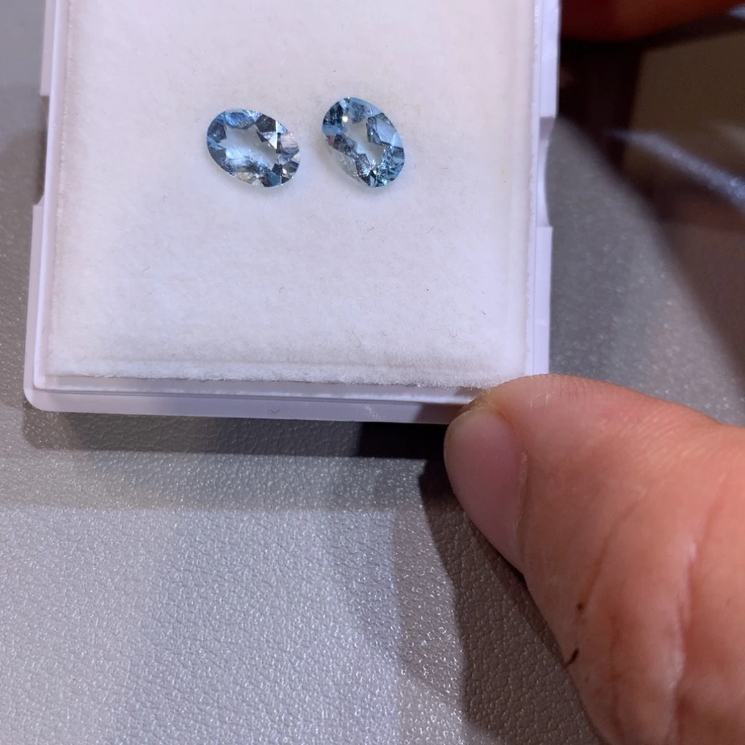 海蓝宝石裸石5×7椭圆