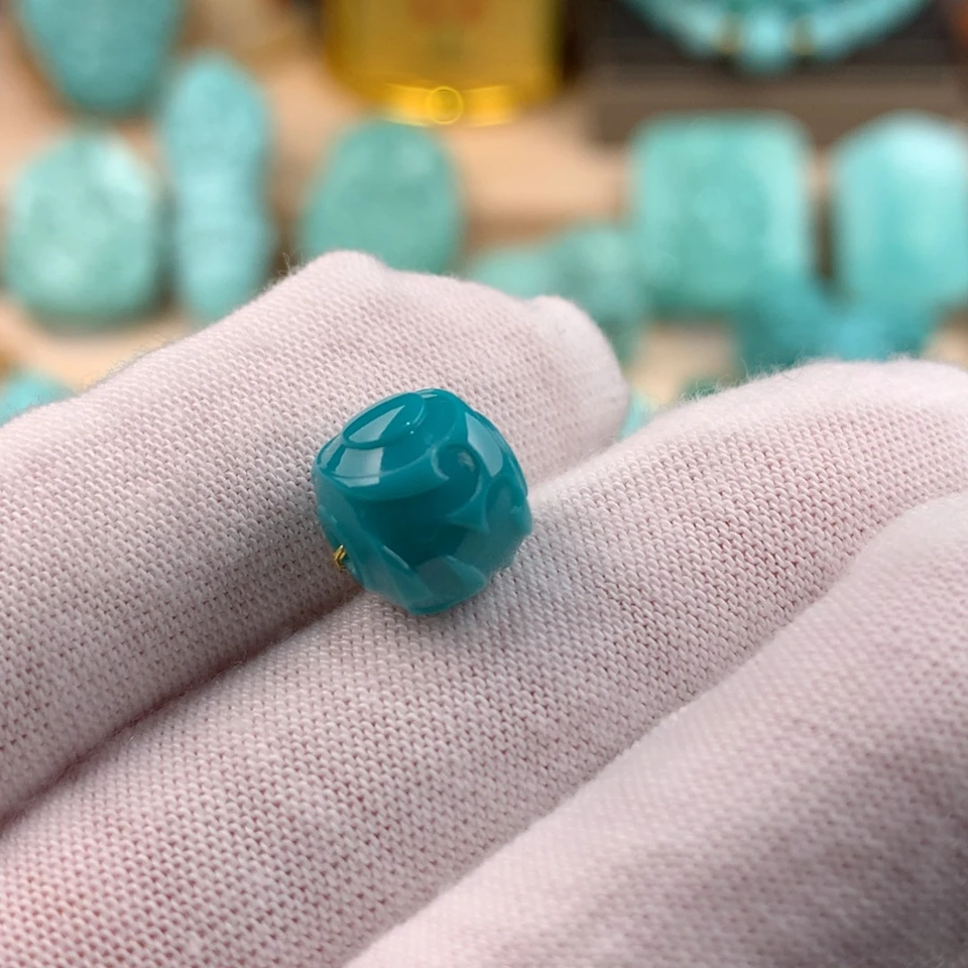 绿松石未镶嵌博古老型卡10