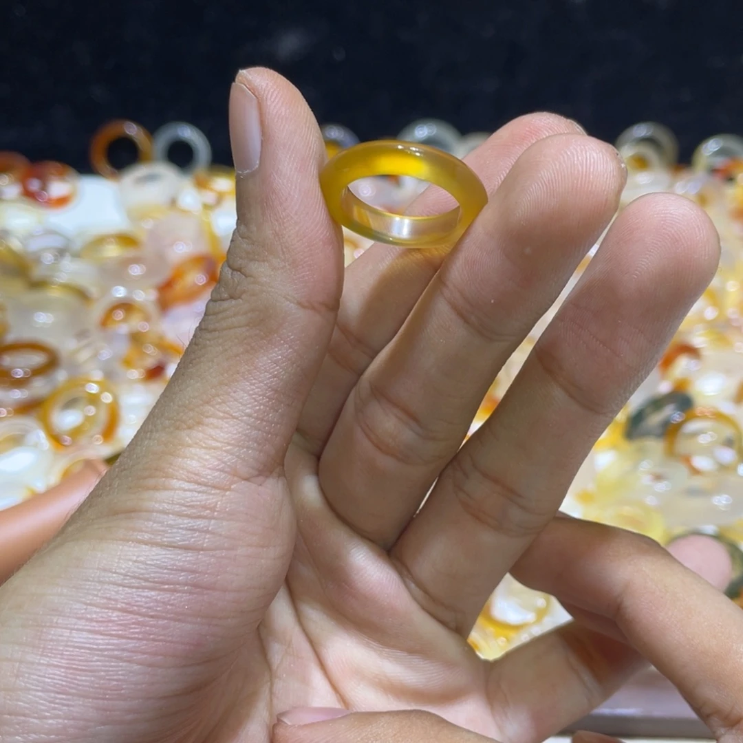 玛瑙/玉髓合金戒指544号港12 默认瑕疵